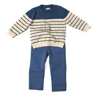 Mayoral boys sweater and pants set- size 12M